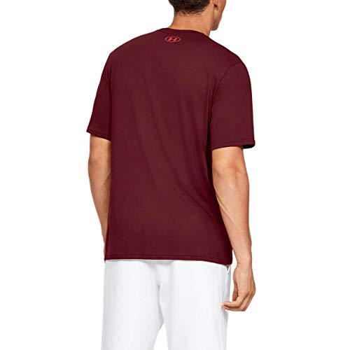 Under Armour UA Team Issue Wordmark Camiseta de Manga Corta para Hombre con diseño gráfico, Ropa de Deporte y Fitness para Hombre, Hombre, Manga Corta, 1329582, Córdoba (615)/Halo Gray, S Under Armour UA Team Issue Wordmark Camiseta de Manga Corta para Hombre con diseño gráfico, Ropa de Deporte y Fitness para Hombre, Hombre, Manga Corta, 1329582, Córdoba (615)/Halo Gray, S