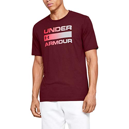 Under Armour UA Team Issue Wordmark Camiseta de Manga Corta para Hombre con diseño gráfico, Ropa de Deporte y Fitness para Hombre, Hombre, Manga Corta, 1329582, Córdoba (615)/Halo Gray, S Under Armour UA Team Issue Wordmark Camiseta de Manga Corta para Hombre con diseño gráfico, Ropa de Deporte y Fitness para Hombre, Hombre, Manga Corta, 1329582, Córdoba (615)/Halo Gray, S