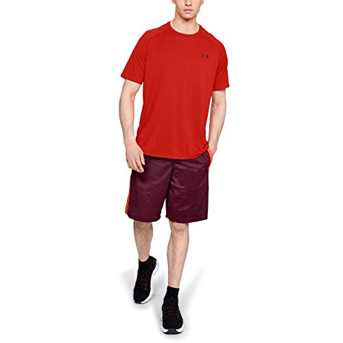 Under Armour UA Tech 2.0 SS tee Camiseta, Hombre, Rojo (Radio Red/Black 890), L