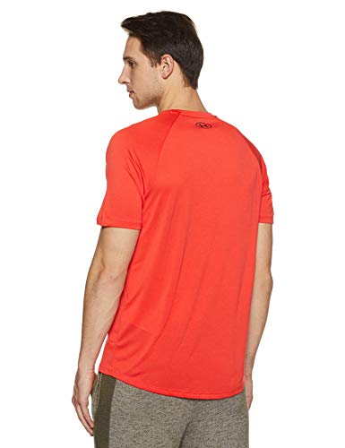 Under Armour UA Tech 2.0 SS tee Camiseta, Hombre, Rojo (Radio Red/Black 890), L