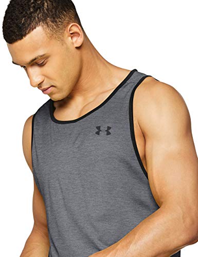 Under Armour UA Tech 2.0 Tanque, Hombre, Gris, M Under Armour UA Tech 2.0 Tanque, Hombre, Gris, M