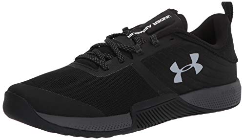 Under Armour UA TriBase Thrive, Zapatillas Deportivas para Interior para Hombre, Negro (Black/Pitch Gray/Halo Gray), 44 EU