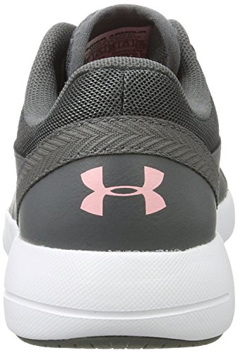 Under Armour UA W Squad, Zapatillas Deportivas para Interior Mujer, Gris (Rhino Gray), 38 EU Under Armour UA W Squad, Zapatillas Deportivas para Interior Mujer, Gris (Rhino Gray), 38 EU