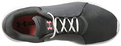 Under Armour UA W Squad, Zapatillas Deportivas para Interior Mujer, Gris (Rhino Gray), 38 EU Under Armour UA W Squad, Zapatillas Deportivas para Interior Mujer, Gris (Rhino Gray), 38 EU