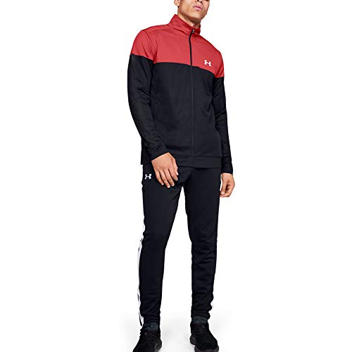 Under Armour (UNDKU Sportstyle Pique Track Parte Superior Del Calentamiento, Hombre, Rojo, XXL