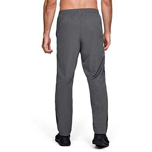 Under Armour Vital Woven Pants, pantalón de chándal Hombre, Negro (Pitch Gray/Black/Black), S Under Armour Vital Woven Pants, pantalón de chándal Hombre, Negro (Pitch Gray/Black/Black), S