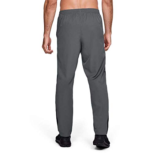 Under Armour Vital Woven Pants, pantalón de chándal Hombre, Negro (Pitch Gray/Black/Black), S