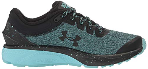 Under Armour Women's Charged Escape 3 Laufschuhe, Zapatillas de Running para Mujer, Negro (Black/Blue Haze/Blue Haze (004) 004), 35.5 EU