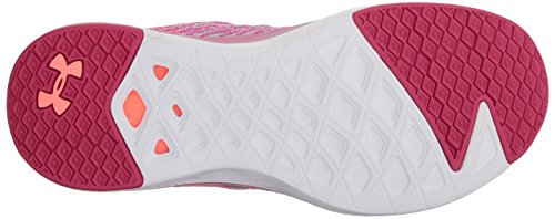 Under Armour Women's Threadborne Push Training Shoes, Zapatillas Deportivas, Overcast Gray 102 Tropic Pink, 35 EU