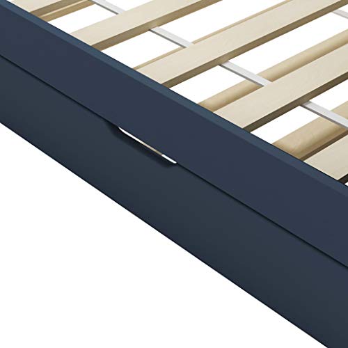 UnfadeMemory Marco de Cama Nido con Ruedas y Listones,Sofá Cama,90x200cm,Muebles de Hogar,Madera Maciza de Pino (Gris) UnfadeMemory Marco de Cama Nido con Ruedas y Listones,Sofá Cama,90x200cm,Muebles de Hogar,Madera Maciza de Pino (Gris)