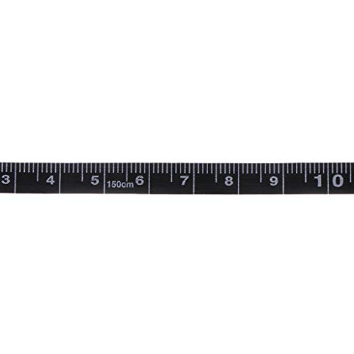 UNFAIR Cintas De Negro 1,5 Pulgadas / 60 Ferias, Encoger Herramientas De Doble Cara, Mini Cinta Métrica Flexible En Auto con ABS UNFAIR Cintas De Negro 1,5 Pulgadas / 60 Ferias, Encoger Herramientas De Doble Cara, Mini Cinta Métrica Flexible En Auto con ABS