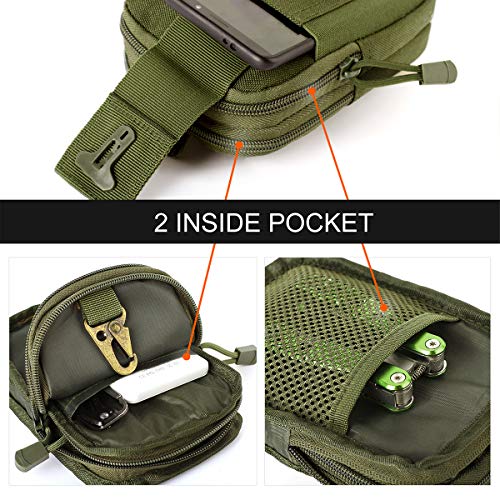 Unigear Bolsa Cintura 1018D Riñoneras Hombre Bolso Cinturón + Mosquetón Táctico Unigear Bolsa Cintura 1018D Riñoneras Hombre Bolso Cinturón + Mosquetón Táctico