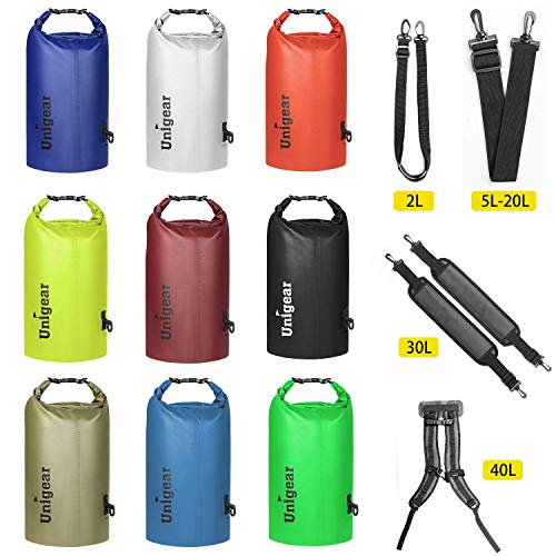 Unigear Bolsa Estanca 2L~40L Seca Impermeable + Funda De Movíl Camping Playa