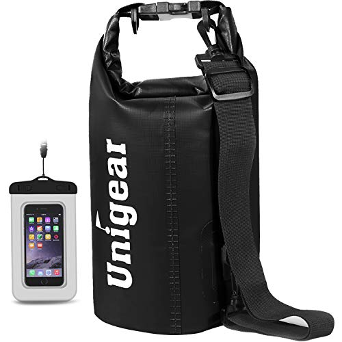 Unigear Bolsa Estanca 2L~40L Seca Impermeable + Funda De Movíl Camping Playa