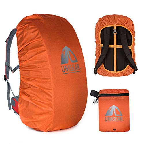 Unigear Funda Impermeable para Mochila 15~80L Cubierta de Bolsa Bolso Protector de Lluvia para Camping Senderismo Excursionismo