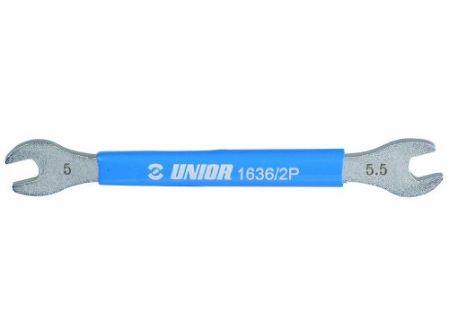 Unior 1636/2P - Llave, 0.5 x 0.55 cm, color azul