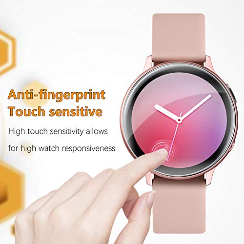 UniqueMe [6 Pack] Protector de Pantalla para Samsung Galaxy Watch Active 2 40mm / Samsung Galaxy Watch Active, [Fácil instalación] [Película Flexible] Soft HD TPU Clear