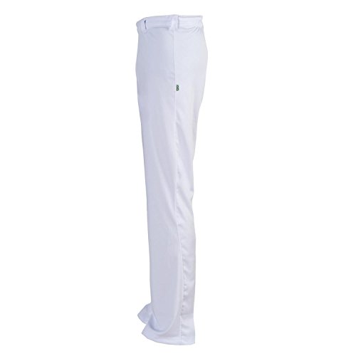 Unisex Blanco Brasil Capoeira Artes Marciales Abada Elástico Pantalones 5 Tallas (L)
