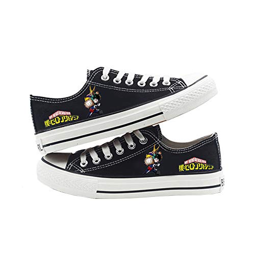 Unisex My Hero Academia Zapatillas de Deporte Casuales Lona Simple Zapatillas con Cordones y Cordones Retro Low Top Gym Zapatos Deportivos Moda Pareja Zapatos Unisex My Hero Academia Zapatillas de Deporte Casuales Lona Simple Zapatillas con Cordones y Cordones Retro Low Top Gym Zapatos Deportivos Moda Pareja Zapatos