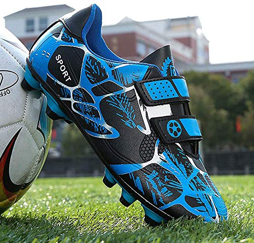 Unisex-Niños Zapatillas de Fútbol Niño 31 Spike Botas de Fútbo FG/AG Libre Atletismo Zapatos de Entrenamiento Profesionales Césped Artificial Zapatos de Fútbol Training Zapatos De Interior Azul Unisex-Niños Zapatillas de Fútbol Niño 31 Spike Botas de Fútbo FG/AG Libre Atletismo Zapatos de Entrenamiento Profesionales Césped Artificial Zapatos de Fútbol Training Zapatos De Interior Azul
