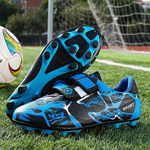 Unisex-Niños Zapatillas de Fútbol Niño 31 Spike Botas de Fútbo FG/AG Libre Atletismo Zapatos de Entrenamiento Profesionales Césped Artificial Zapatos de Fútbol Training Zapatos De Interior Azul Unisex-Niños Zapatillas de Fútbol Niño 31 Spike Botas de Fútbo FG/AG Libre Atletismo Zapatos de Entrenamiento Profesionales Césped Artificial Zapatos de Fútbol Training Zapatos De Interior Azul
