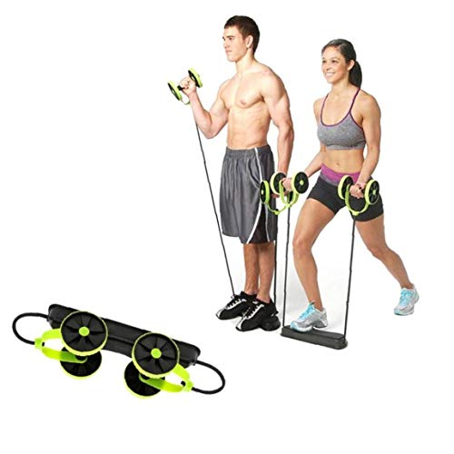 Unisex Rueda De Rodillo Abdomen Muscular Trainer Multifunción Gimnasio En Casa Rally Ejercicio Cuerda Abdomen Maquinaria En Hombres De Las Mujeres