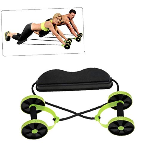 Unisex Rueda De Rodillo Abdomen Muscular Trainer Multifunción Gimnasio En Casa Rally Ejercicio Cuerda Abdomen Maquinaria En Hombres De Las Mujeres