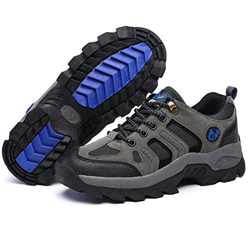 Unisex Waterproof Calzado De Senderismo Zapatillas Impermeable para Mujer Enviar Calcetines Gris 44 EU