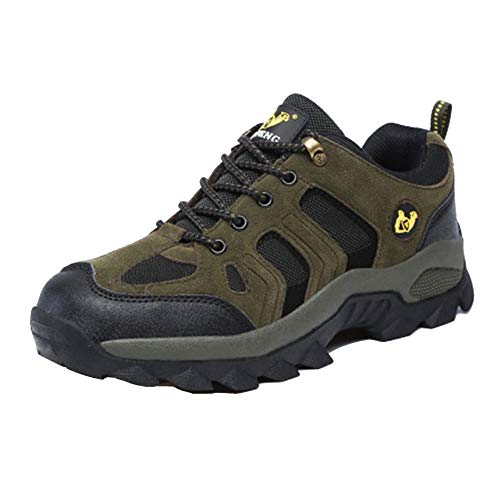 Unisex Waterproof Calzado De Senderismo Zapatillas Impermeable para Mujer Enviar Calcetines Verde del Ejército 41 EU