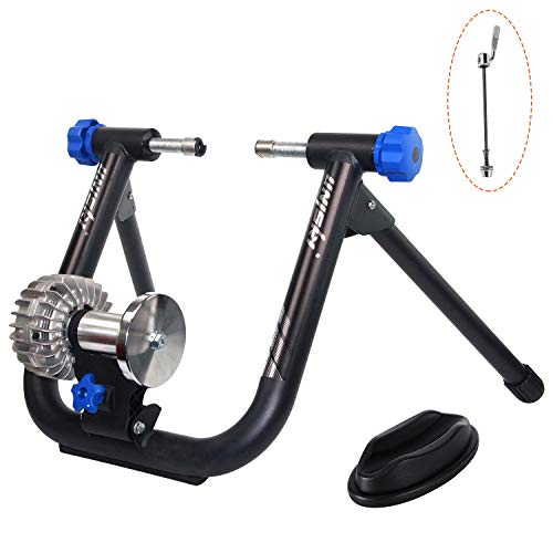 unisky Fluid Bike Trainer Stand Soporte de Entrenamiento de Bicicleta de Ejercicio Interior Soporte de Volante de Bicicleta de montaña y Carretera con reducción de Ruido