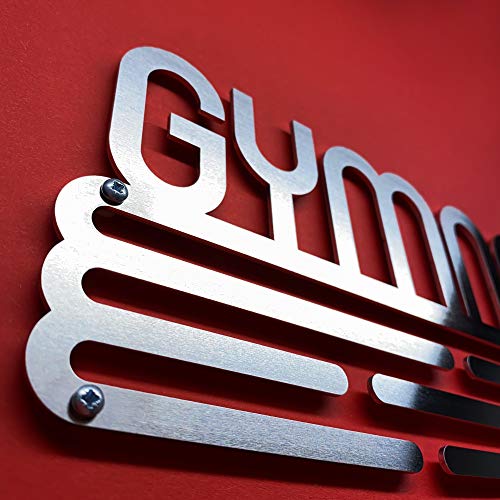 United Medals Gymnastics Medalla Percha | Acero Cepillado (43cm / 48 Medallas) Soporte para Medallas Deportivas United Medals Gymnastics Medalla Percha | Acero Cepillado (43cm / 48 Medallas) Soporte para Medallas Deportivas