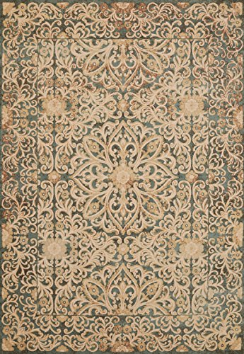 United Weavers Alfombra de poliéster con diseño de la Zona de Sevilla Seafoam de Panamá, 5 '3 X 7 '2, 86 x 0,3 x 63 Pulgadas, Color Verde United Weavers Alfombra de poliéster con diseño de la Zona de Sevilla Seafoam de Panamá, 5 '3 X 7 '2, 86 x 0,3 x 63 Pulgadas, Color Verde