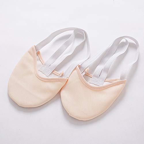 Unityoung Calcetines suaves de punto de la mitad de la gimnasia rítmica del dedo del pie de los zapatos elásticos de la danza de los pies de protección de los zapatos de salón Unityoung Calcetines suaves de punto de la mitad de la gimnasia rítmica del dedo del pie de los zapatos elásticos de la danza de los pies de protección de los zapatos de salón