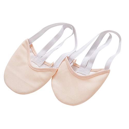 Unityoung Calcetines suaves de punto de la mitad de la gimnasia rítmica del dedo del pie de los zapatos elásticos de la danza de los pies de protección de los zapatos de salón Unityoung Calcetines suaves de punto de la mitad de la gimnasia rítmica del dedo del pie de los zapatos elásticos de la danza de los pies de protección de los zapatos de salón