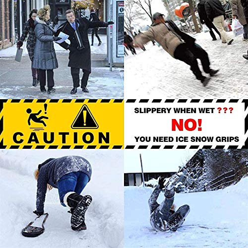 Universal Non-slip Gripper Spikes, Tacos Duraderos Antideslizantes para Zapatos, Tacos de Hielo con Clavos Antideslizantes de 5 Garras, Cubiertas de Zapatos Antideslizantes Universal Non-slip Gripper Spikes, Tacos Duraderos Antideslizantes para Zapatos, Tacos de Hielo con Clavos Antideslizantes de 5 Garras, Cubiertas de Zapatos Antideslizantes