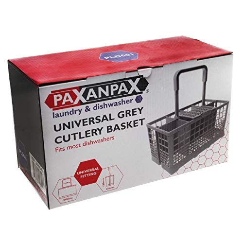 Universal, para meter los cubiertos en el lavavajillas, para Hotpoint/Bosch/Siemens/Neff/SMEG, color gris Universal, para meter los cubiertos en el lavavajillas, para Hotpoint/Bosch/Siemens/Neff/SMEG, color gris