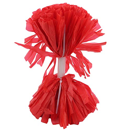 Unknow Husmniors Pompones de porristas Deportes Danza Alegría Equipo de plástico Espíritu Animado Fiesta Baile Suministros Deportivos,Rojo Unknow Husmniors Pompones de porristas Deportes Danza Alegría Equipo de plástico Espíritu Animado Fiesta Baile Suministros Deportivos,Rojo