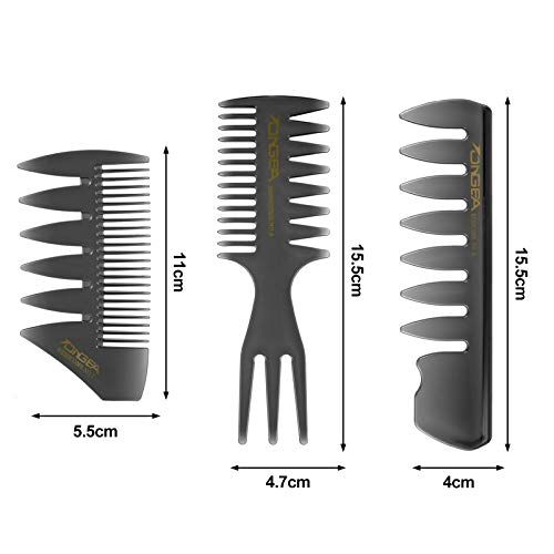 upain 3 Piezas Peines de Peluqueria Profesional Peine de Dientes Anchos Peine para Peinado con Aceite Peine Estilismo Peine Texturizante para Hombre Anti Estática para Hombres Niños Tipo de Cabello upain 3 Piezas Peines de Peluqueria Profesional Peine de Dientes Anchos Peine para Peinado con Aceite Peine Estilismo Peine Texturizante para Hombre Anti Estática para Hombres Niños Tipo de Cabello