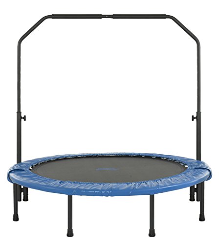 Upper Bounce Cama Elástica Fitness Minitrampolín para en Casa Entrenamiento Cardio Ejercicio Gimnasia para Niños Y Adulti | con Bolsa De Transporte O Barra Estabilidad 121.92 cm 48 Pulgadas