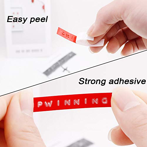 Upwinning Cintas de repujado compatibles con Dymo Omega & Junior Embosser 9 mm x 3 m de vinilo 3D autoadhesivas, color blanco sobre negro, azul, rojo, amarillo y verde, paquete de 5 Upwinning Cintas de repujado compatibles con Dymo Omega & Junior Embosser 9 mm x 3 m de vinilo 3D autoadhesivas, color blanco sobre negro, azul, rojo, amarillo y verde, paquete de 5