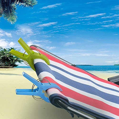 URAQT 12 pcs Grandes Playa Toalla Clips Pinzas de Plástico Fuerte, Durable Resistente Clips, Pinza de la Ropa, Resistentes al Viento, Brillante Color Clips para la Ropa Pesada y el Lavarse URAQT 12 pcs Grandes Playa Toalla Clips Pinzas de Plástico Fuerte, Durable Resistente Clips, Pinza de la Ropa, Resistentes al Viento, Brillante Color Clips para la Ropa Pesada y el Lavarse