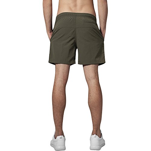 Urban Classics Block Swim Shorts Bañador de natación, Verde Olive), Large para Hombre Urban Classics Block Swim Shorts Bañador de natación, Verde Olive), Large para Hombre