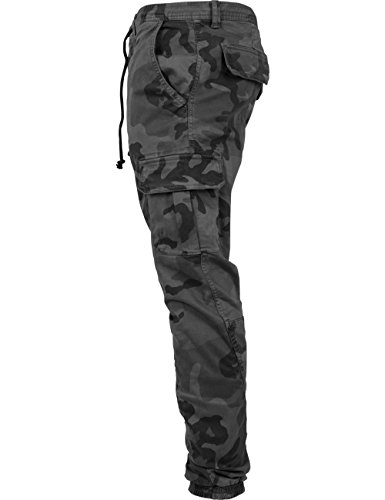 Urban Classics Cargo Jogging Pants Pantaln, Grey Camo, 32W para Hombre