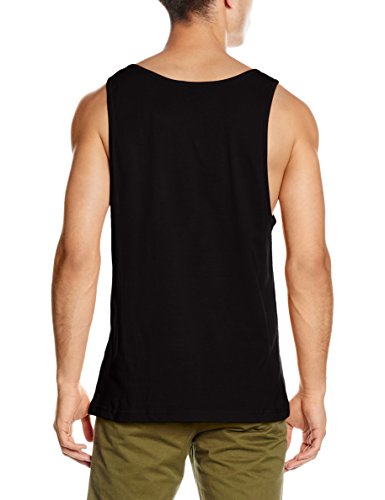 Urban Classics Contrast Pocket Jersey Big Tank Camiseta sin Mangas, Multicolor (blk/Zebra 499), Small para Hombre