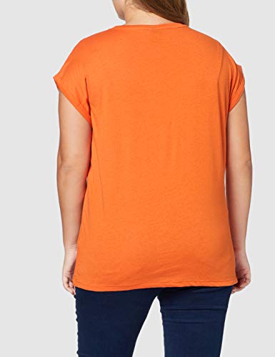 Urban Classics Ladies Extended Shoulder tee Camiseta, Naranja (Rust Orange 1150), L para Mujer