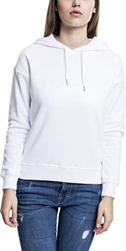 Urban Classics Ladies Hoody Sudadera con Capucha, Blanco, L para Mujer