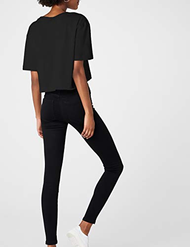 Urban Classics Ladies Short Oversized tee Camiseta, Negro, S para Mujer Urban Classics Ladies Short Oversized tee Camiseta, Negro, S para Mujer