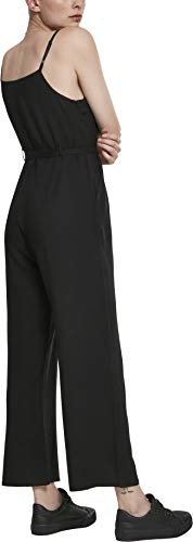 Urban Classics Ladies Spaghetti Jumpsuit Mono, Negro (Black 00007), XXXX-Large para Mujer