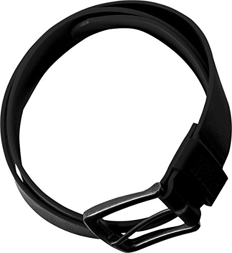 Urban Classics Leather Imitation Belt Cinturón, Negro (Black 7), 100 cm Unisex Adulto