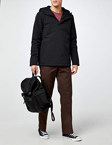 Urban Classics Padded Pull Over Jacket Chaqueta, Negro (Black 7), Large para Hombre Urban Classics Padded Pull Over Jacket Chaqueta, Negro (Black 7), Large para Hombre